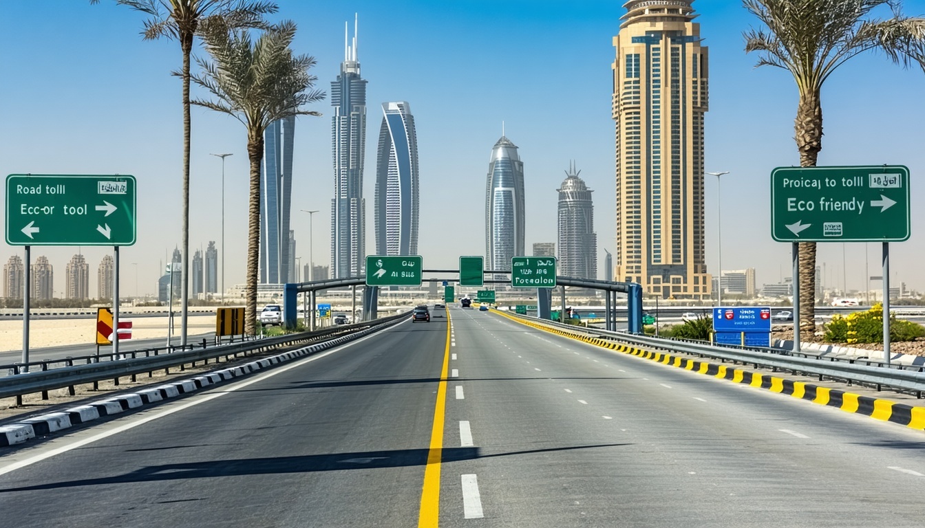 Eco-friendly road toll solutions in Dubai